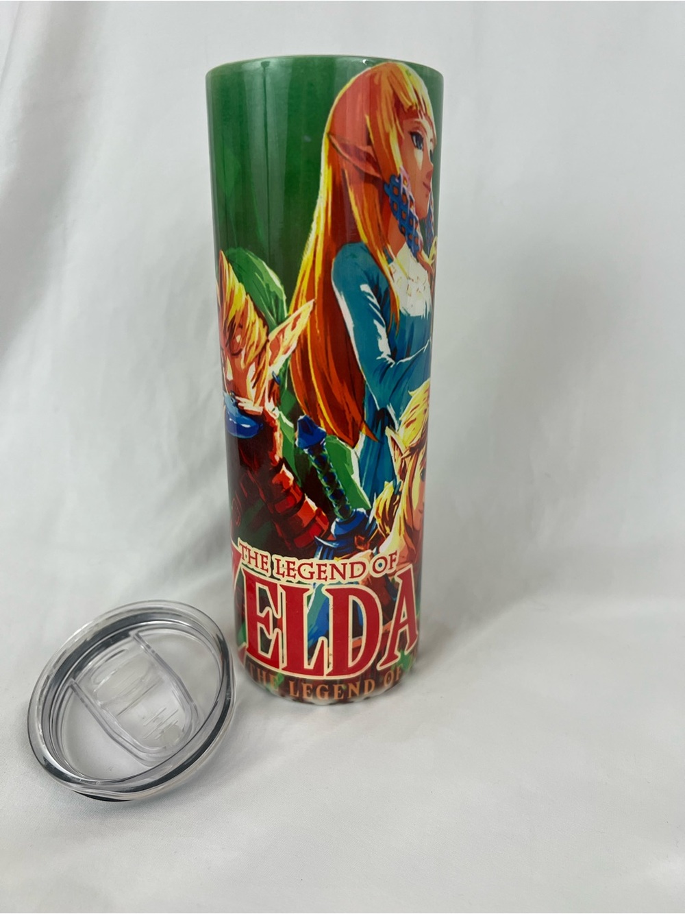 The Legend Of Zelda 20oz Skinny Tumbler Custom Insulated Cup with Straw